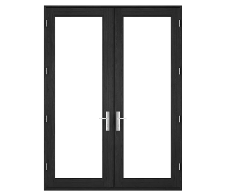 Pella Reserve Contemporary Wood Hinged Patio Door in Benton Harbor